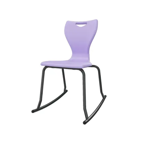 En Rock Educational Chair - Size 5 - Black Frame - Lilac